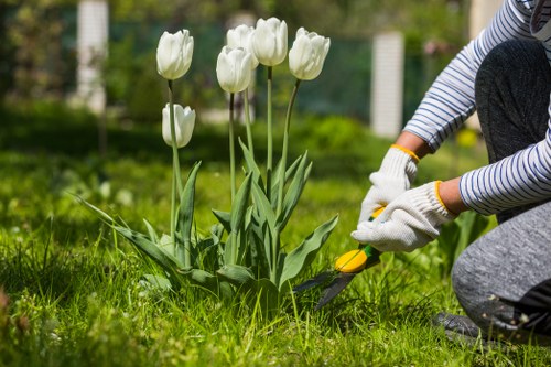 Landscapers Bow creating a welcoming garden space