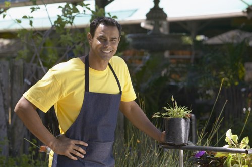 Landscapers Bow secure payment section highlighting trusted methods